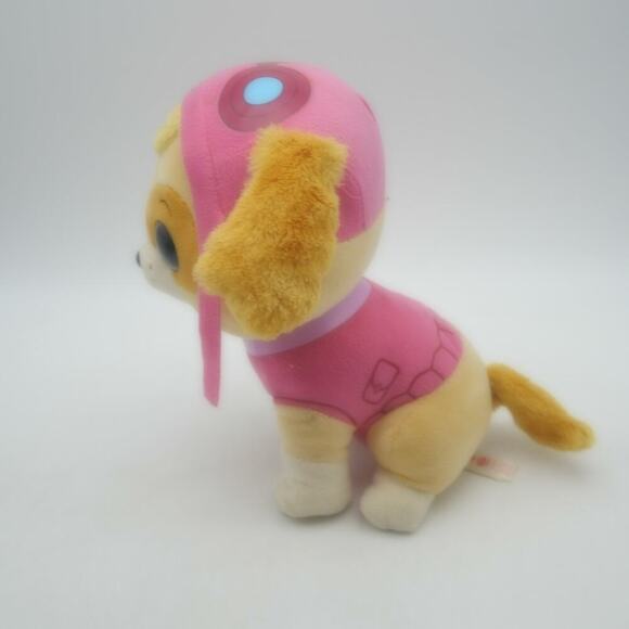 TY PAW PATROL Skye Pink Brown Dog Plush Stuffed Toy 9” Nick Jr Spin Master 2017 - Picture 3 of 8